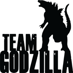 Godzilla 11 Sticker Outline Svg File, Free Vectors File